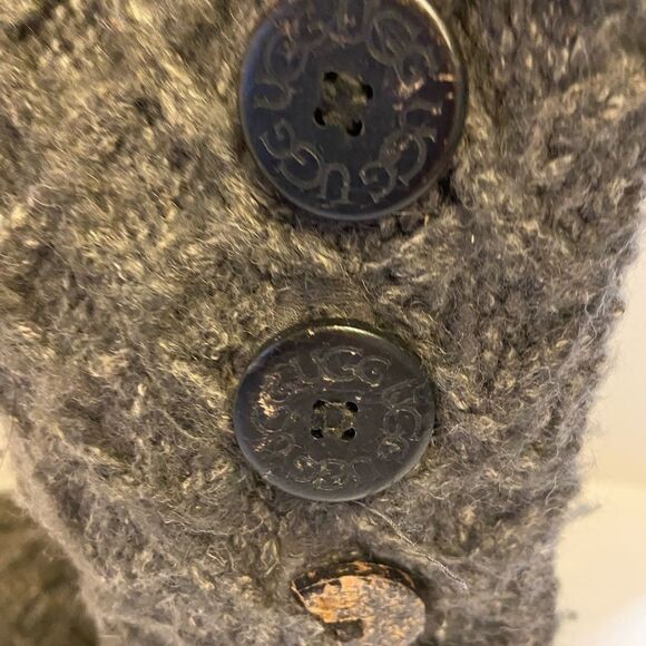 Ugg gray cardy knit boots gray size 6 - Picture 3 of 9